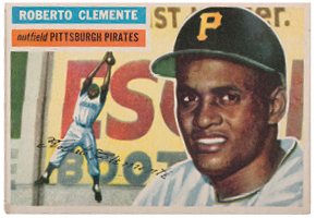 Famous Roberto Clemente Pittsburgh Pirates star player in Pittsburgh PA  latin hero Stock Photo - Alamy