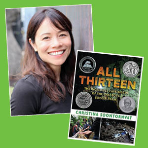 Image of author and their book, "All Thirteen"