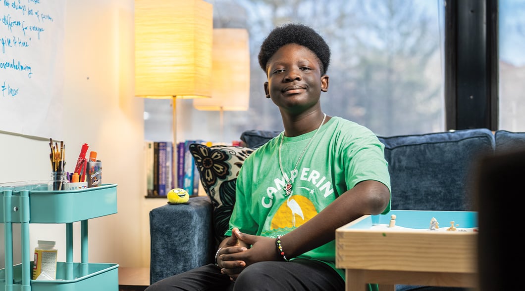 Image of a teen posing for a photo
