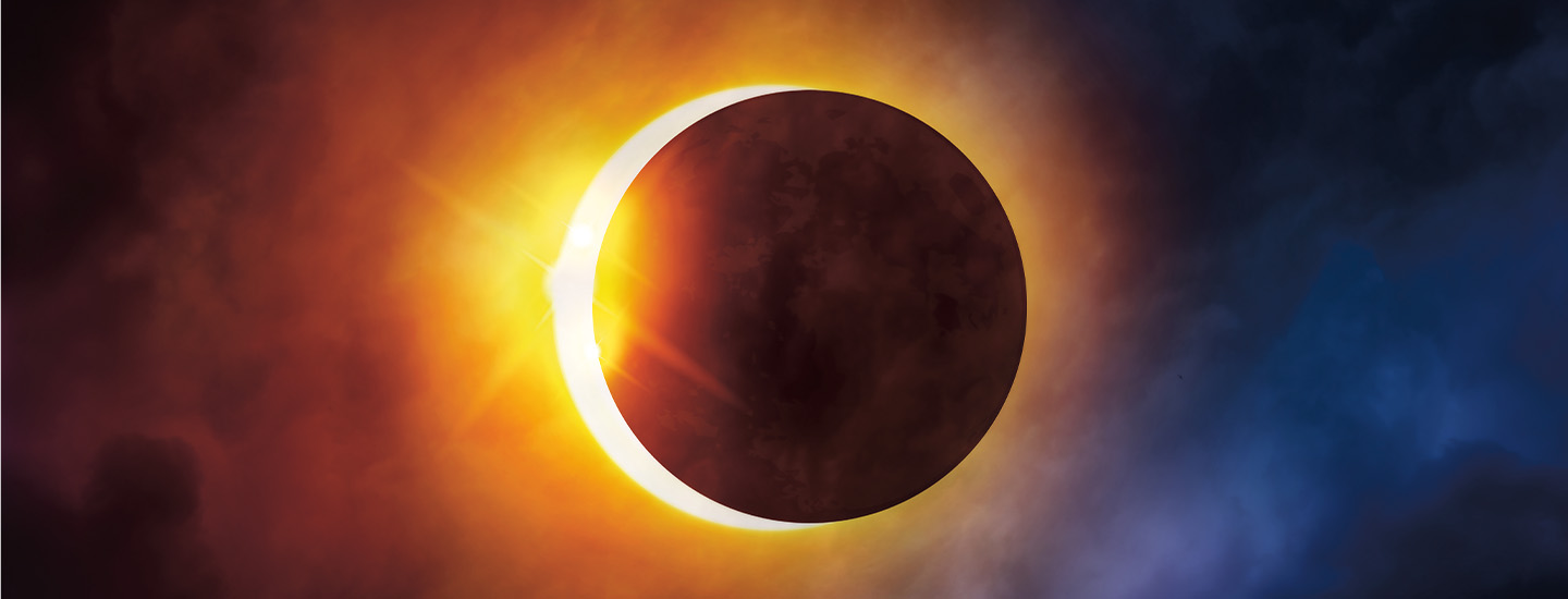 Image of a solar eclipse