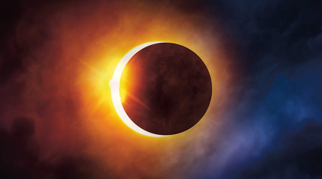 Image of a solar eclipse
